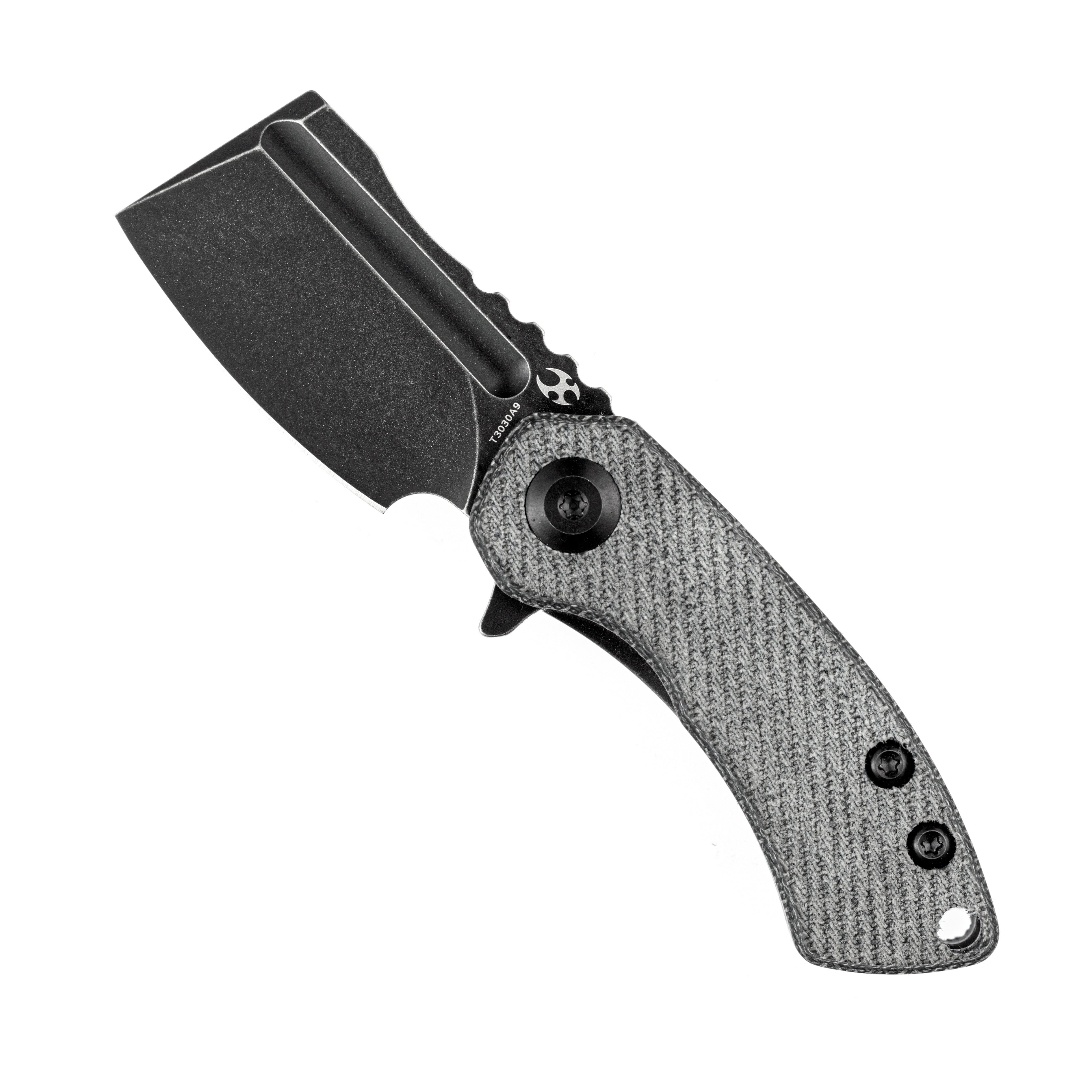 Kansept Knives T3030A9 Mini Korvid 154CM Blade Denim G10 Handle Liner Lock Edc Knives