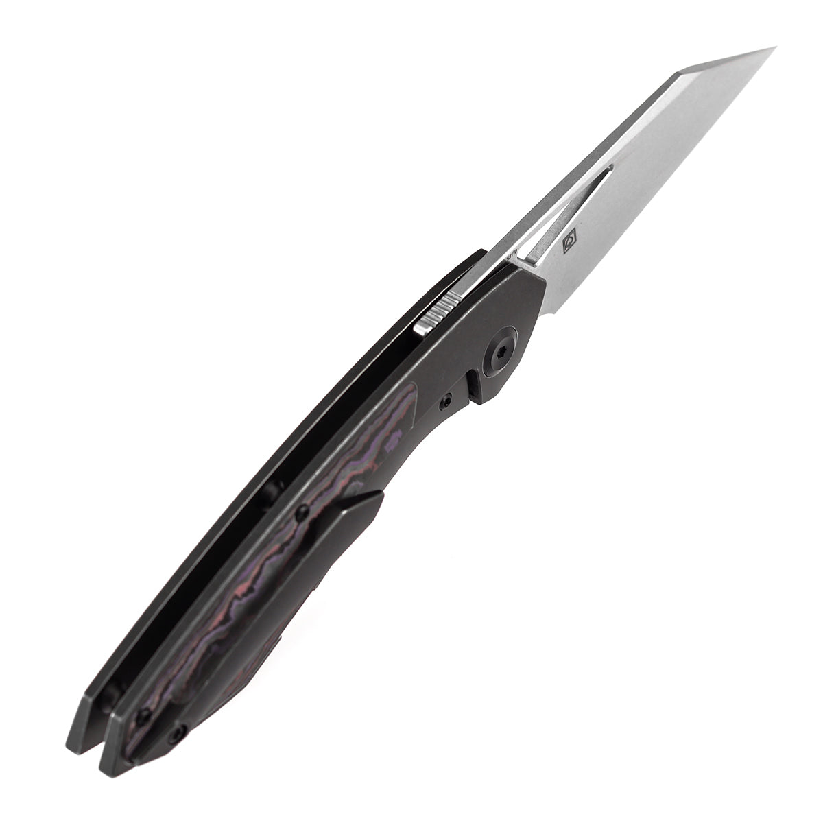 Kansept Strip K1113A2 Magnacut Blade Purple Haze Fatcarbon+Blackwash Titanium Hnadle Frame Lock Folding Knife