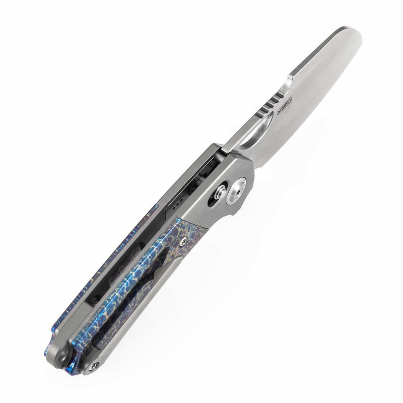 Kansept Nahual K2125V5 Magnacut Blade Titanium Handle Crossbar Lock Folding Knife