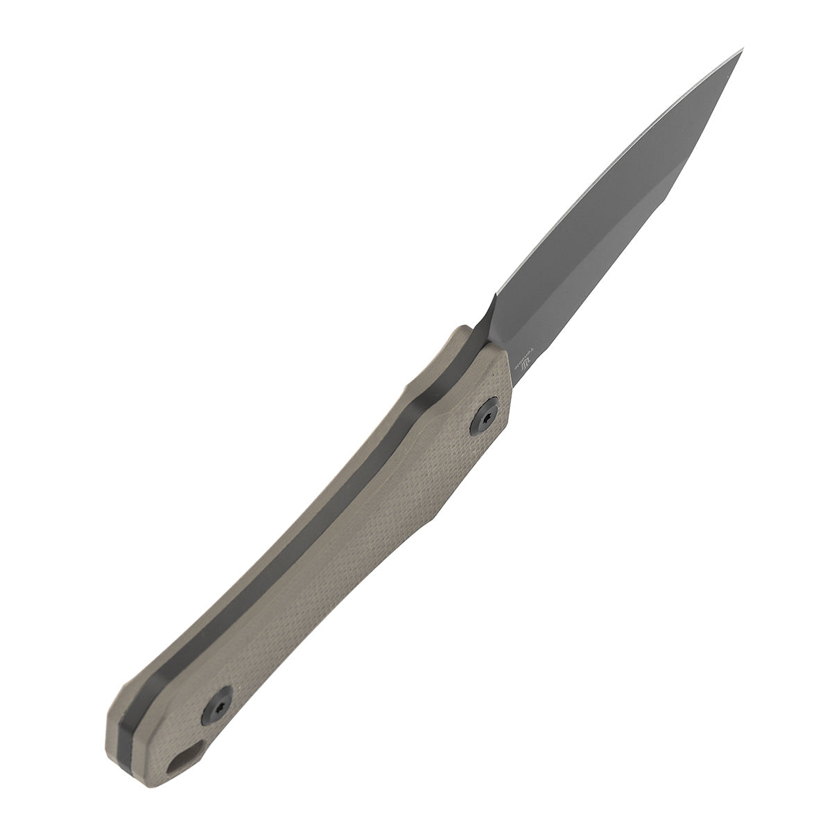 Tenable Loki G1058A1 Gray TiCn Coated D2 Blade Light Sand G10 Handle Fixed Blade Knife