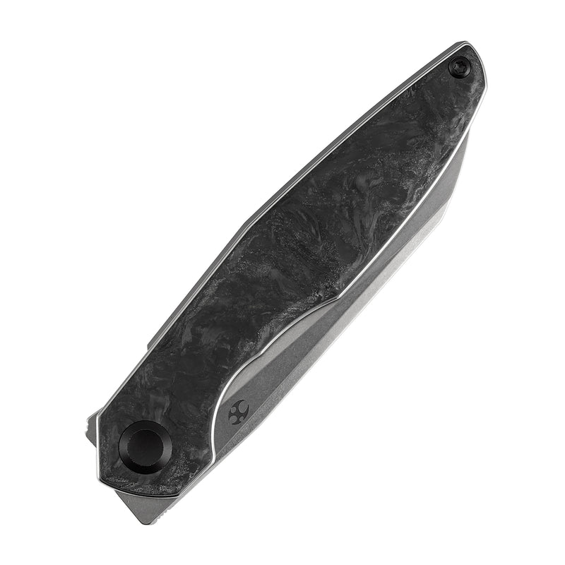Kansept Halide K1136A1 CPM-S35VN Blade Dark Matter Glow Fatcarbon Handle Liner Lock Folding Knife