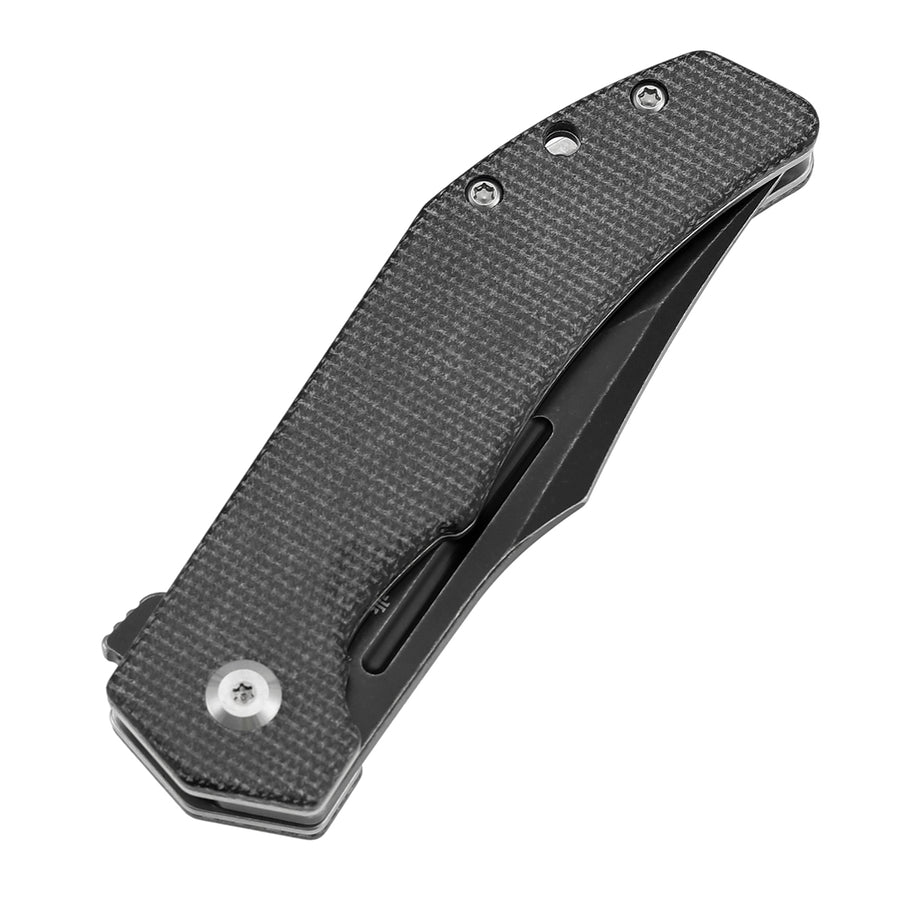 Tenable Orion B1089A4 14C28N Blade Black Micarta Handle Liner Lock Folding knife