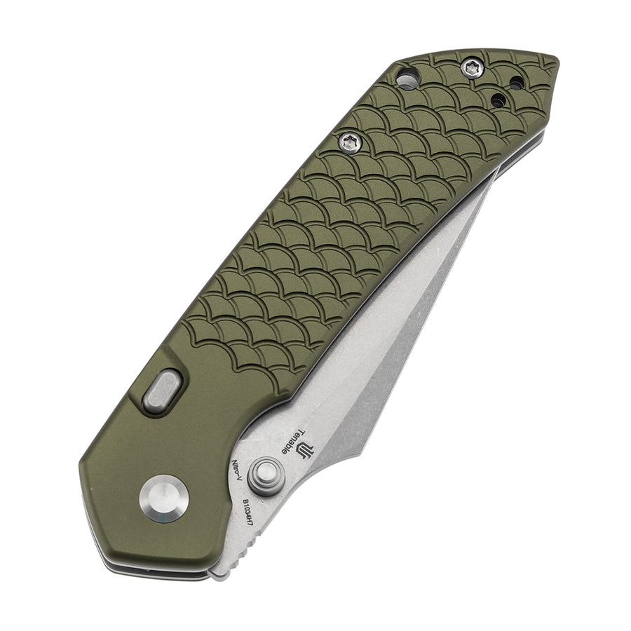Tenable Fenrir B1034H7 Nitro-V Blade Aluminum Handle Top Liner Lock Folding Knife