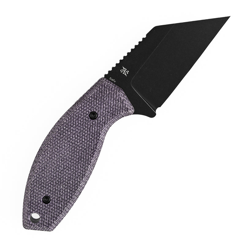 Kansept Siafu G016A1 D2 Blade Purple Micarta Handle Fixed Blade Knife