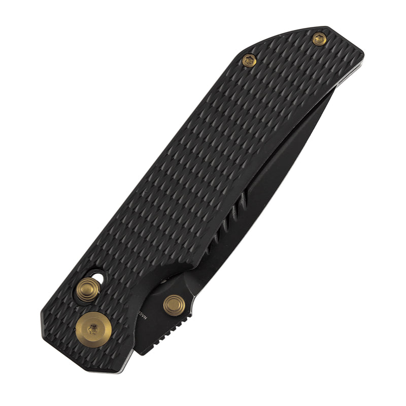 Kansept Eaglestrike K1095V6 CPM-S35VN Blade Titanium Handle Crossbar Lock Folding Knife