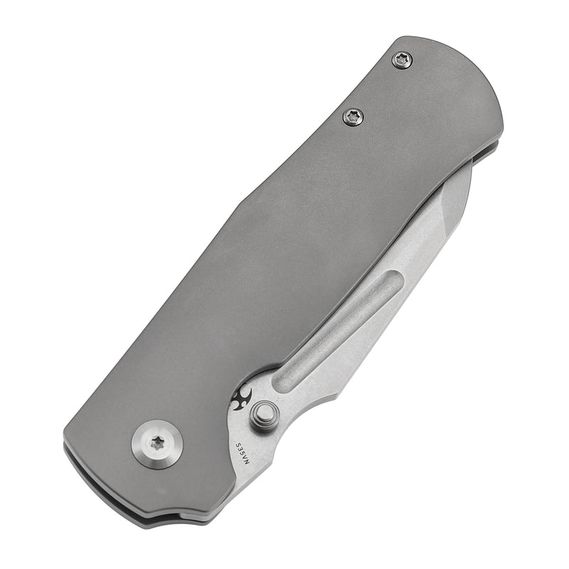 Kansept Dreadnaught K1082A1 CPM-S35VN Blade Titanium Handle Frame Lock Knife