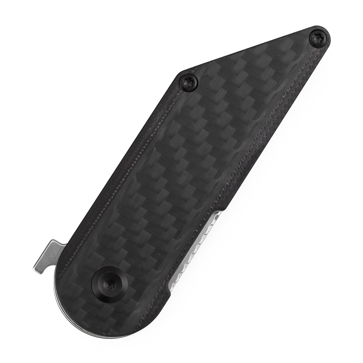 Kansept Dash T2045A1 154CM Blade Twill Carbon Fiber & G10 Handle Liner Lock Folding Knife