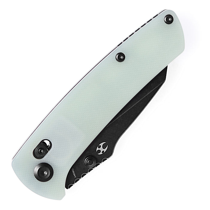 KANSEPT Main Street T1015V7 154CM Blade Jade G10 Handle Crossbar Lock