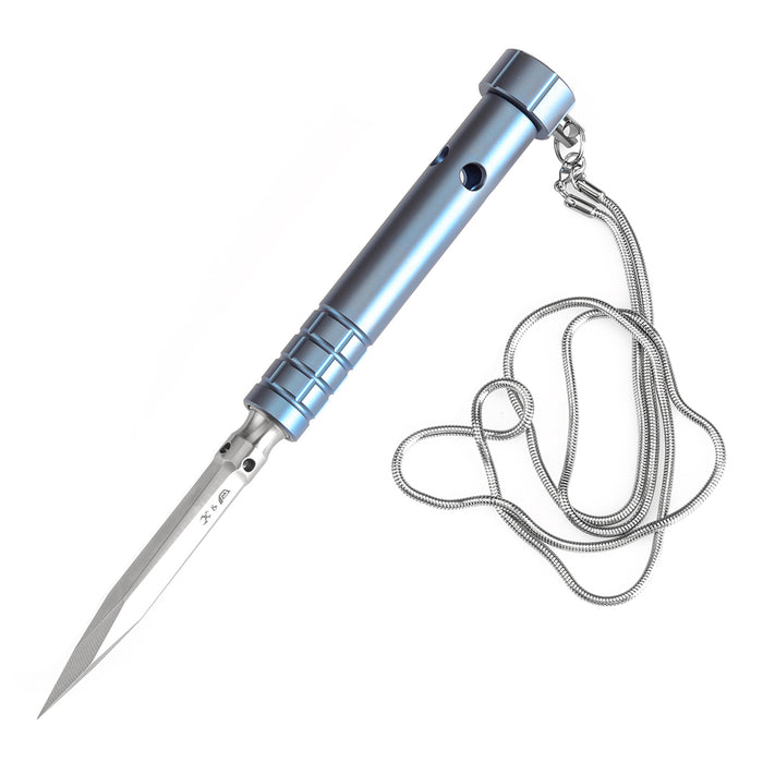 Kansept Stiletto G005A6 5CR13 Steel Blue Anodized Titanium EDC Tool Ice Pick