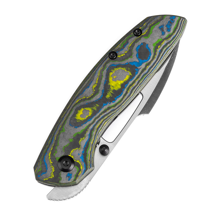 KANSEPT Link K1068A2 CPM 20CV Blade Carbon Fiber Blackwash Titanium Handle Frame Lock