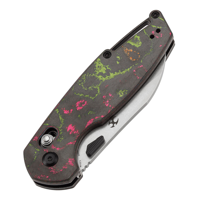 KANSEPT Model 6 K1022V3 CPM S35VN Blade 80S Carbon Fiber Handle Crossbar Lock Knife
