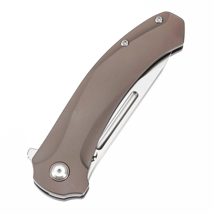 KANSEPT Knives Hira K1090A2 CPM S35VN Blade Titanium Handle Frame Lock