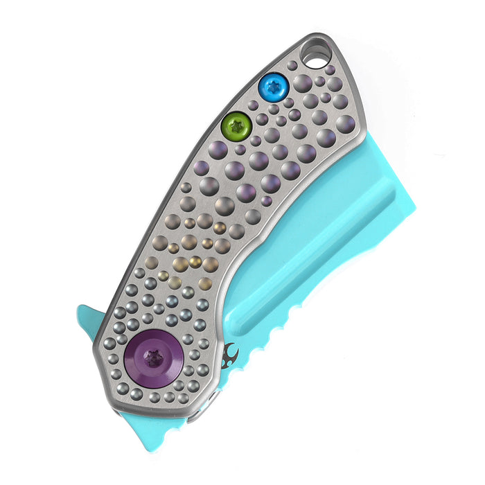 KANSEPT Mini Korvid K3030A10 CPM S35VN Blade Titanium Handle Frame Lock
