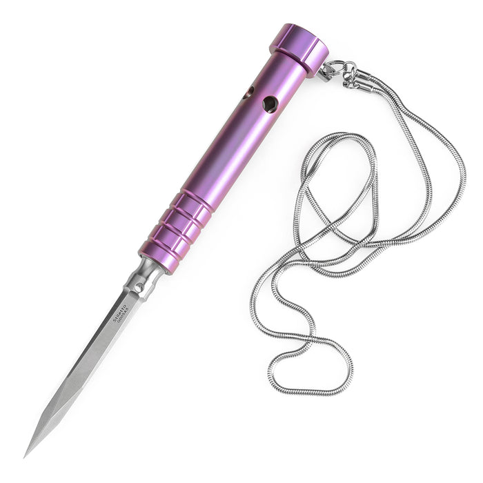 Kansept Stiletto G005A5 5CR13 Steel Purple Anodized Titanium EDC Tool Ice Pick