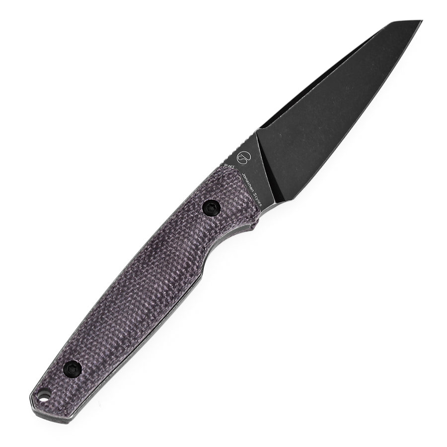 Tenable Parr G011B1 14C28N Blade Purple Micarta Handle Outdoor Fixed Blade Knife