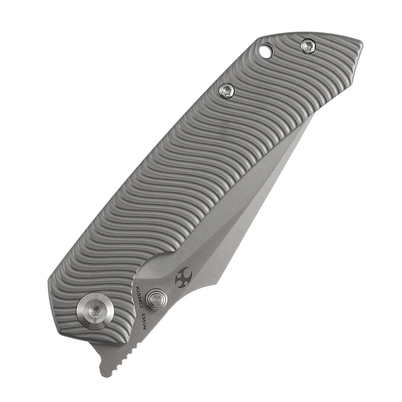 Kansept Fenrir K1034C1 CPM-S35VN Blade Titanium Handle Frame Lock Folding Knife