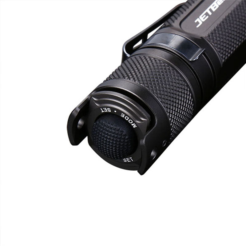 Jetbeam TH10TAC Tactical 2000 Lumens Flashlight Paddle Tail Switch Rechargeable