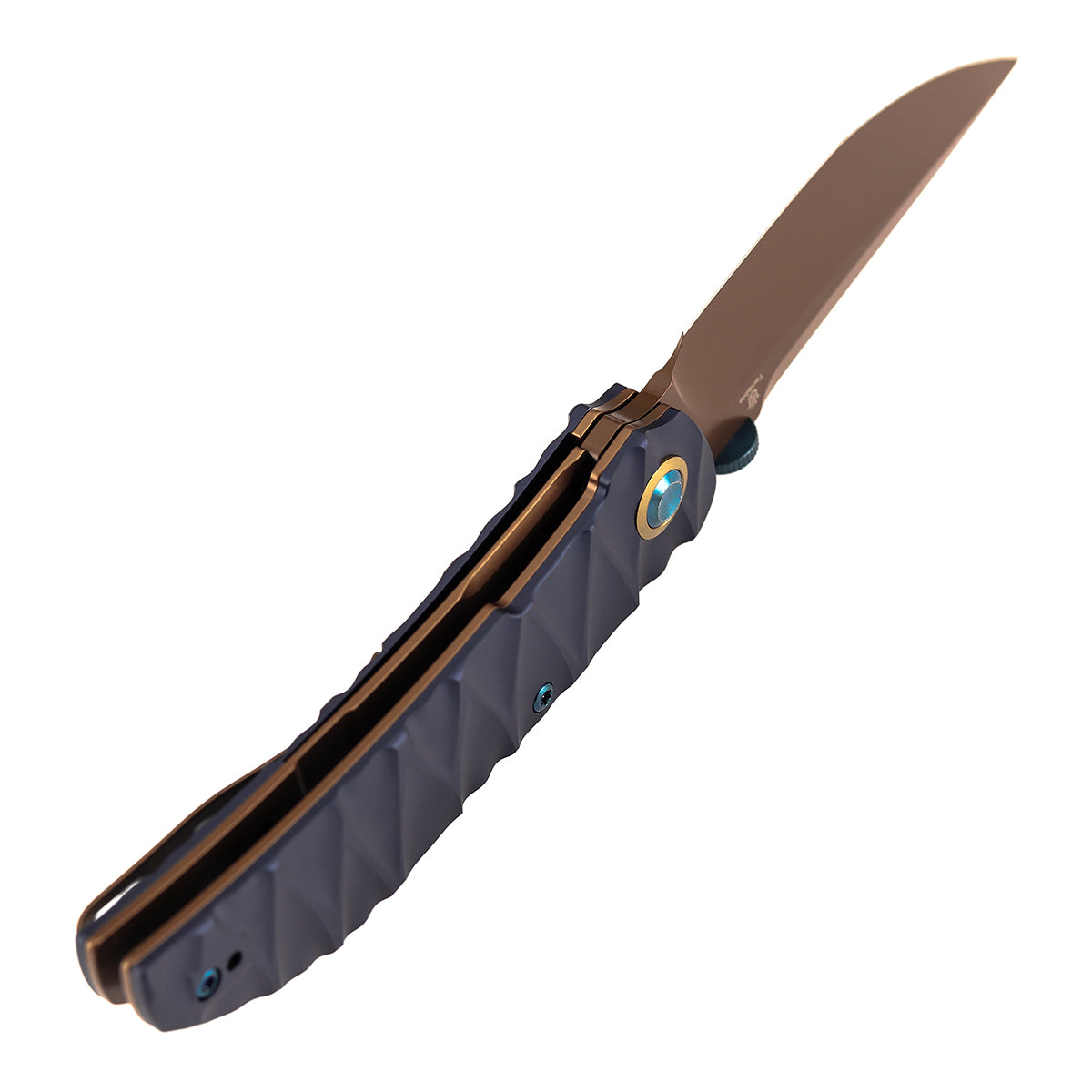 Tenable Tarkin B1078A2 Nitro-V Blade Blue Aluminum Handle Liner Lock Folding Knife