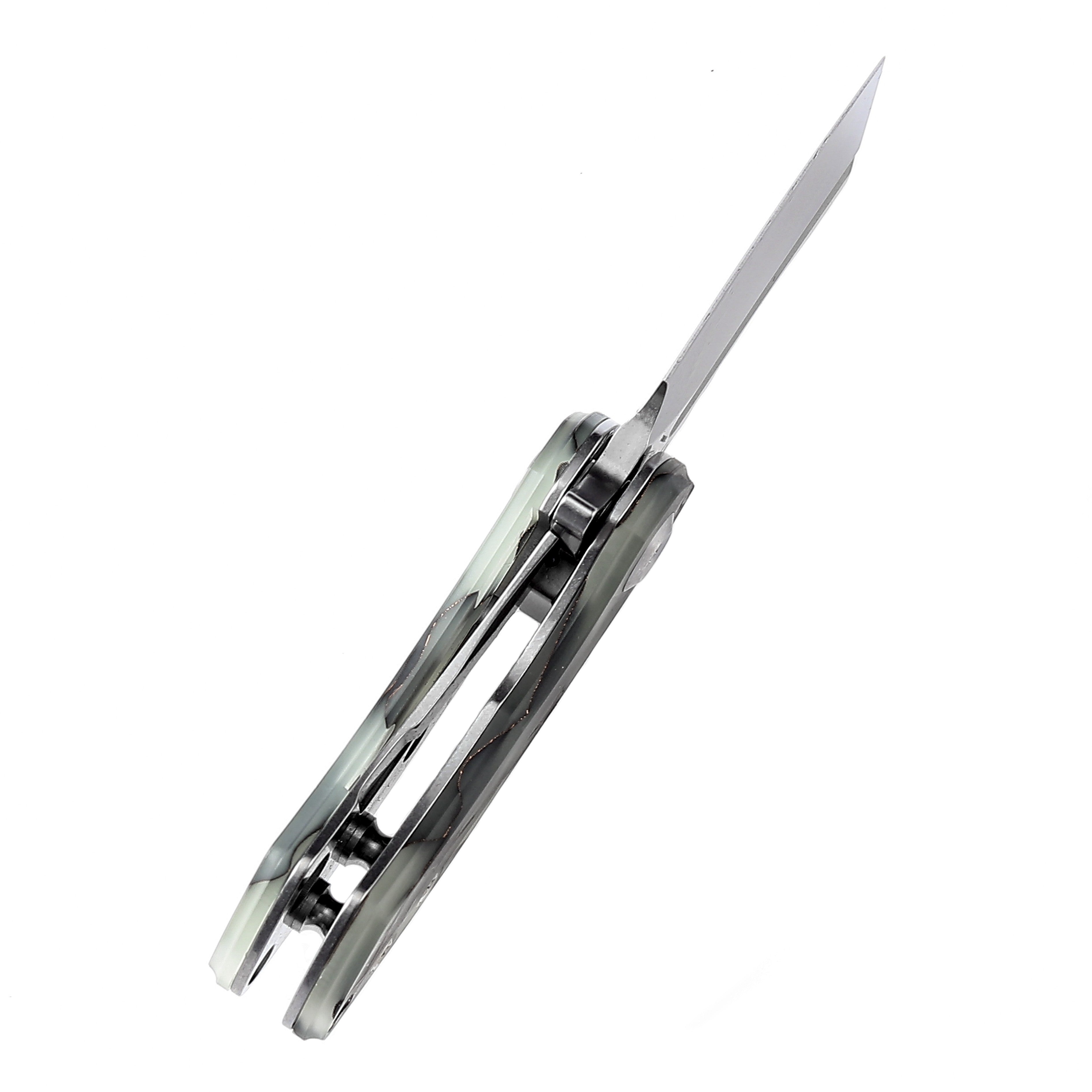 Kansept Knives T3030B5 Mini Korvid 154CM Blade Luminous Resin Handle Liner Lock Edc Knives