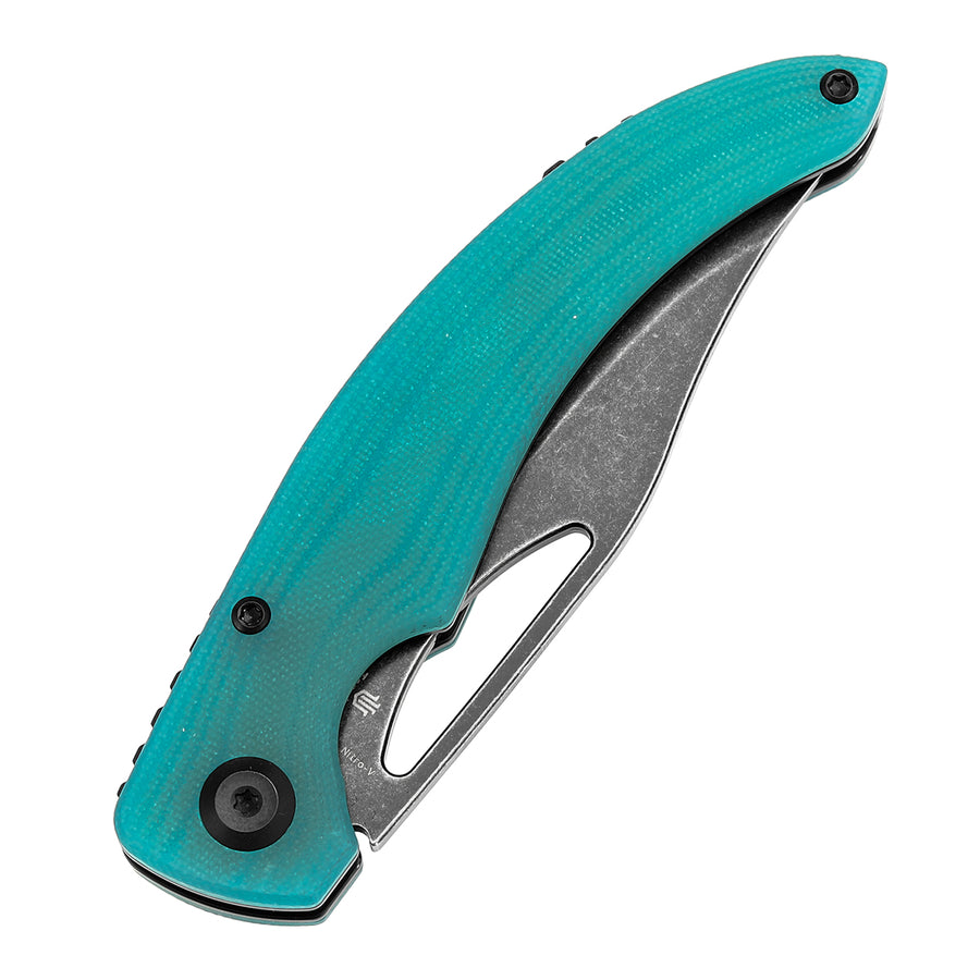 Tenable Gideon T1119A5 Folding Knife Nitro-V Blade Tiffany Blue G10 Handle