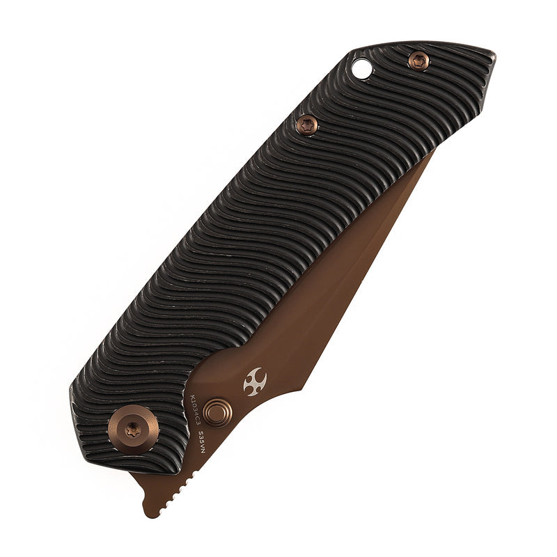 Kansept Fenrir K1034C3 CPM-S35VN Blade Titanium Handle Frame Lock Folding Knife