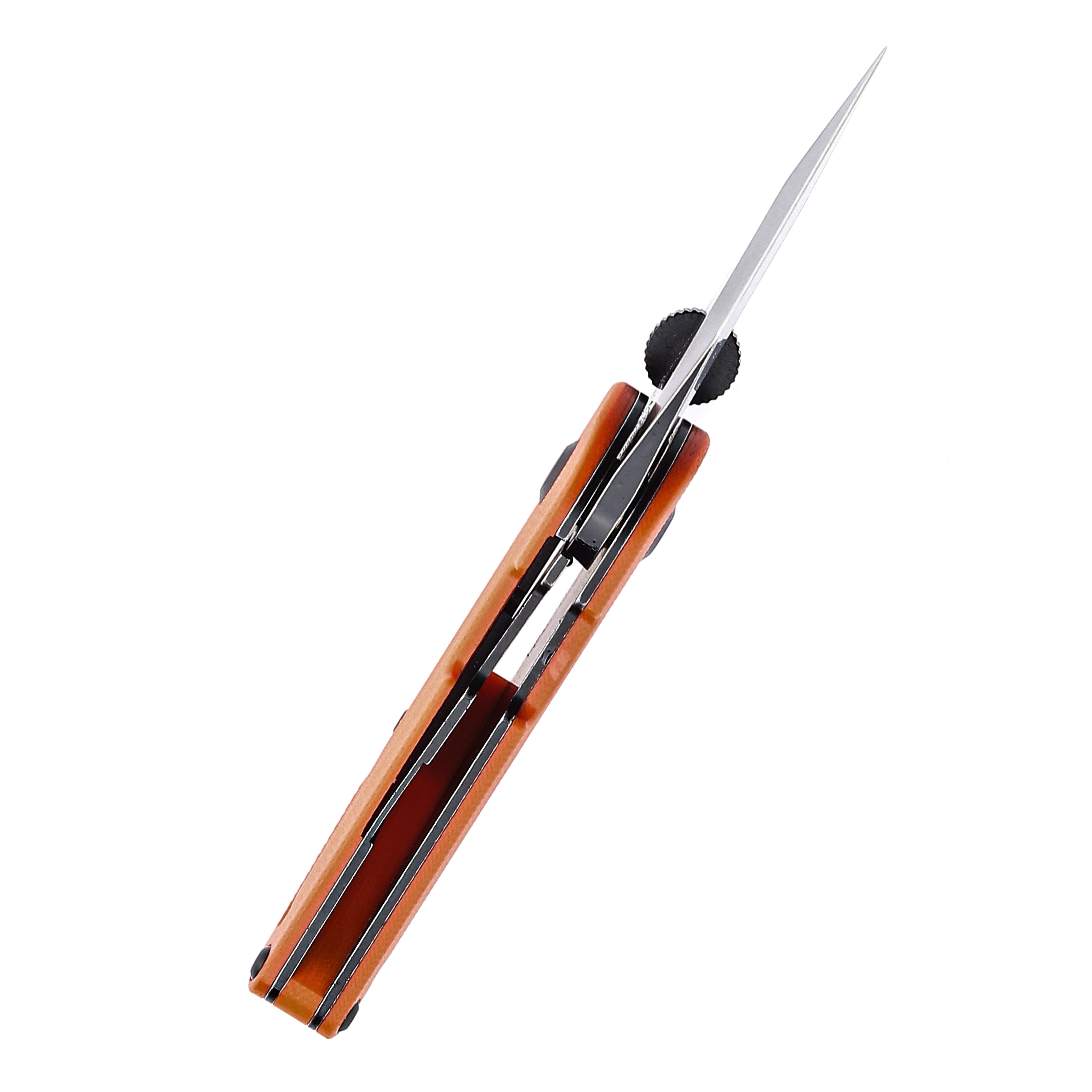 Kansept 刀具 Dash T3045A3 154CM 刀片橙色 G10 内衬锁 Edc 刀具