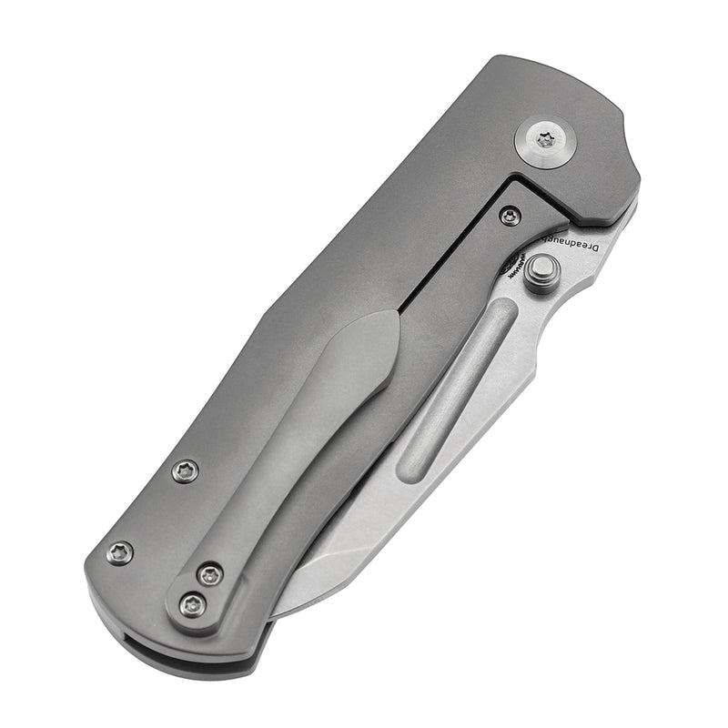 Kansept Dreadnaught K1082A1 CPM-S35VN Blade Titanium Handle Frame Lock Knife