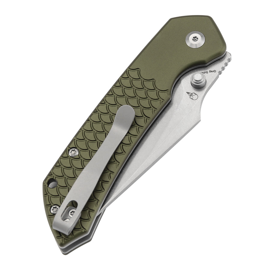 Tenable Fenrir B1034H7 Nitro-V Blade Aluminum Handle Top Liner Lock Folding Knife