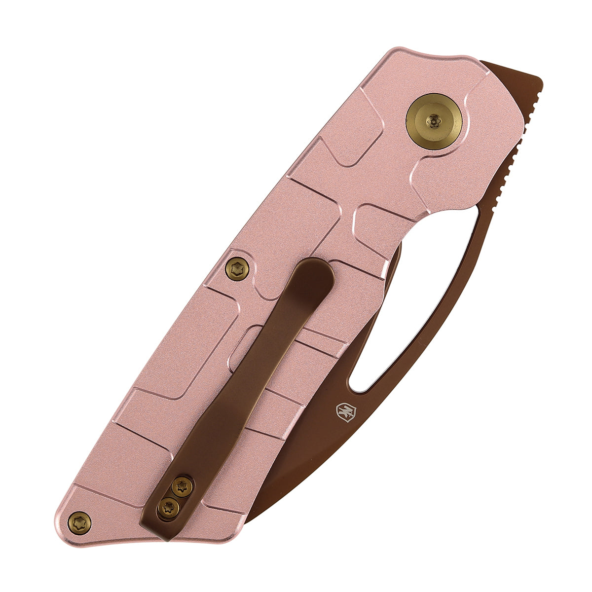 Tenable Goblin L B3016A1 Rose Gold 14C28N Blade Rose Gold Aluminum Handle Liner Lock Folding Knife