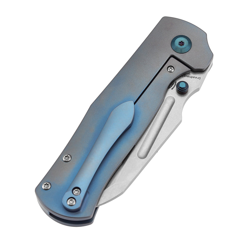 Kansept Dreadnaught K1082A5 CPM-S35VN Blade Titanium Handle Frame Lock Knife