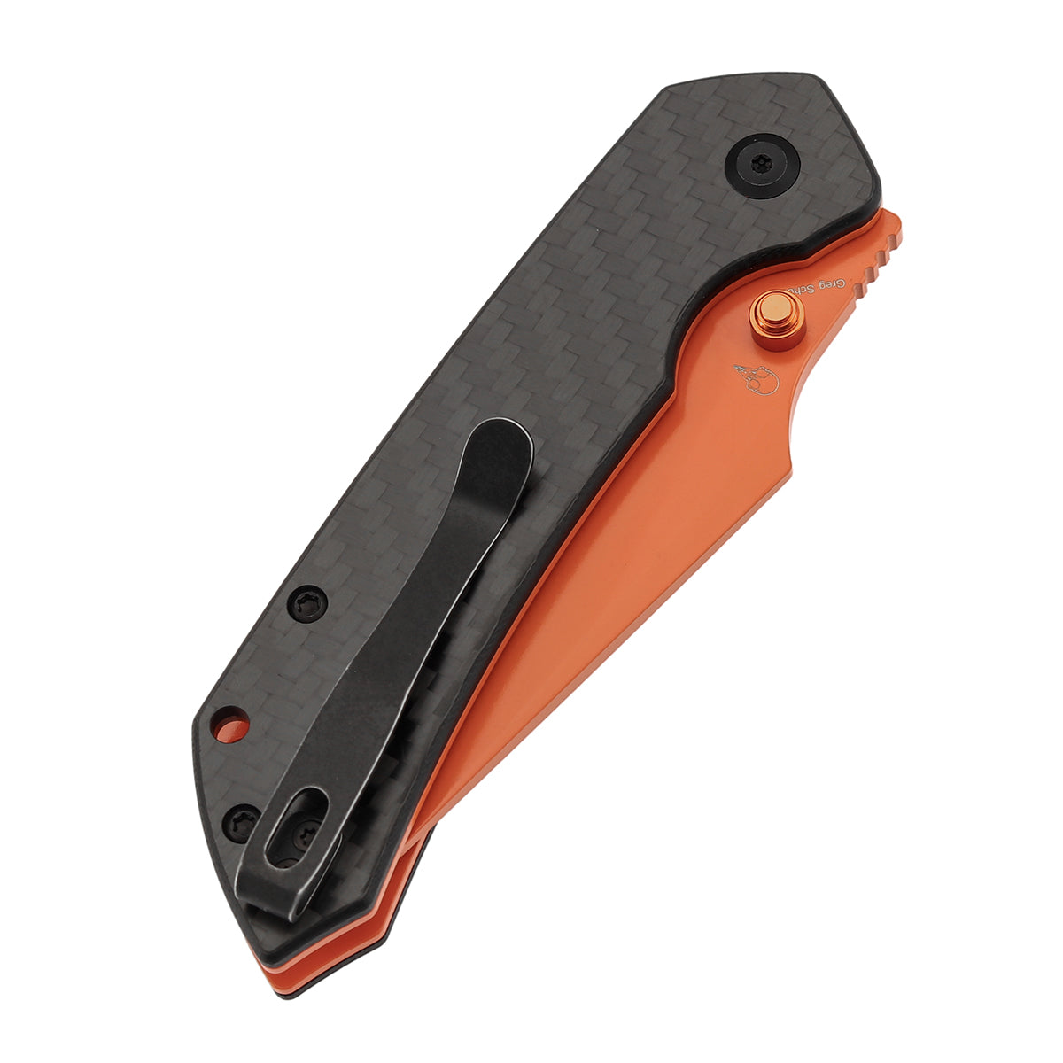 Tenable Fenrir B1034H5 Orange Coated Nitro-V Blade Twill Carbon Fiber