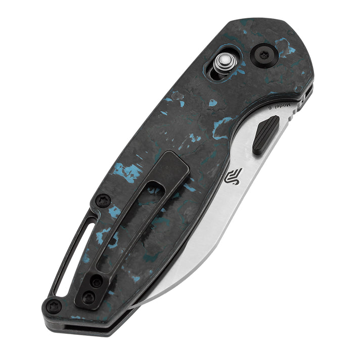 KANSEPT Model 6 K1022V4 CPM S35VN Blade Carbon Fiber Handle Crossbar Lock Knife