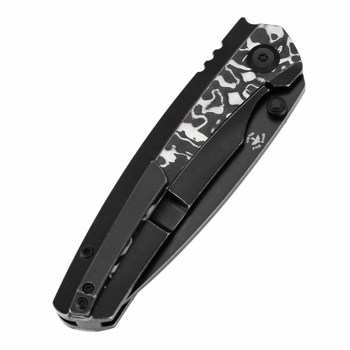 KANSEPT Raven K2109A1 CPM 20CV Blade Carbon Fiber Titanium Handle Frame Lock