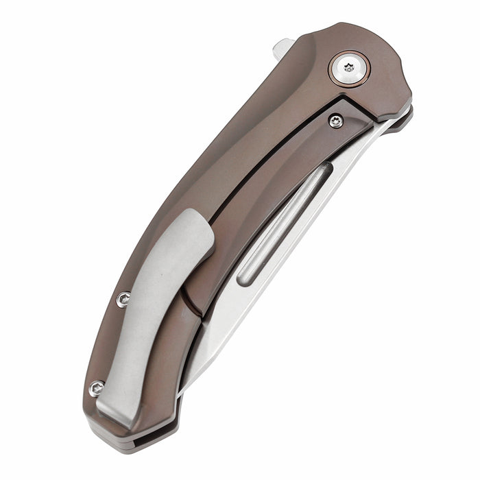 KANSEPT Knives Hira K1090A2 CPM S35VN Blade Titanium Handle Frame Lock