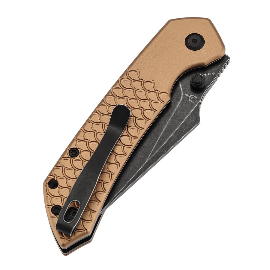 Tenable Fenrir B1034H11 Nitro-V Blade Aluminum Handle Top Liner Lock Folding Knife