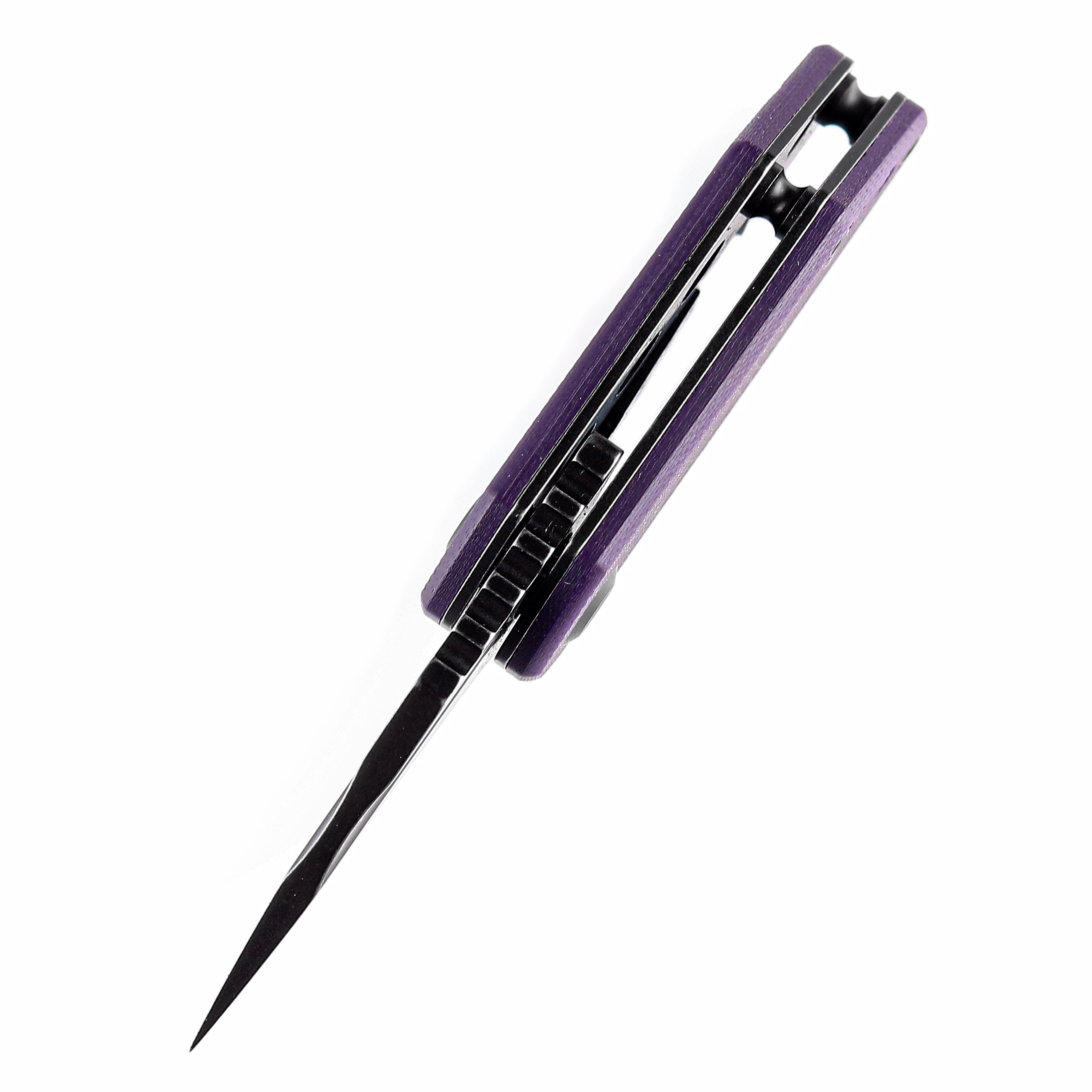 Kansept 刀具 RIO K3044A5 M390 刀片紫色 G10 手柄内衬锁 EDC 刀