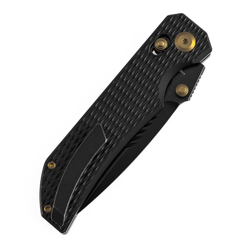 Kansept Eaglestrike K1095V6 CPM-S35VN Blade Titanium Handle Crossbar Lock Folding Knife