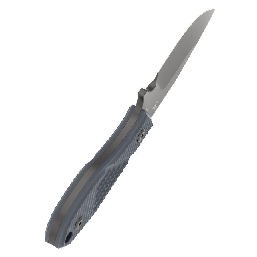 Tenable Tiny Dancer G014A3 Gray TiCn Coated D2 Blade Gray G10 Handle Fixed Blade