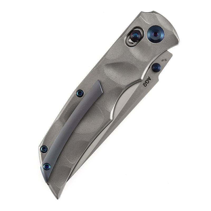 Kansept SIF K1100V1 CPM-S35VN Blade Titanium Handle Crossbar Lock Folding Knife