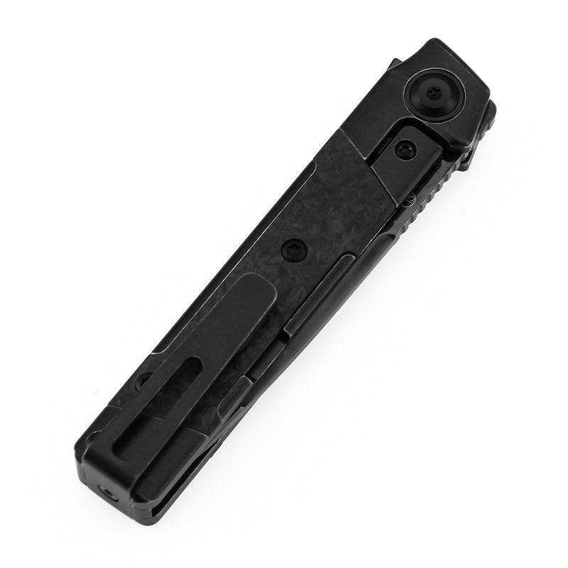 Kansept Kitpu K2123A4 CPM-20CV Blade Titanium with Carbon Fiber Handle Frame Lock Knife