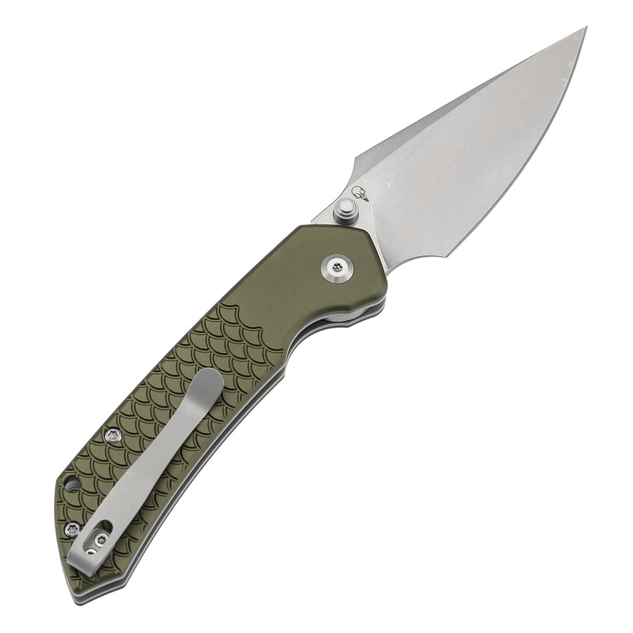 Tenable Fenrir B1034H7 Nitro-V Blade Aluminum Handle Top Liner Lock Folding Knife