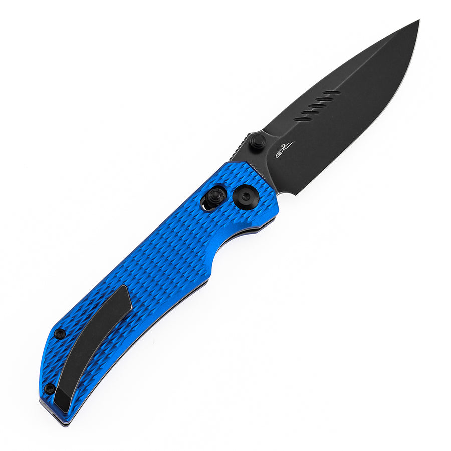 Tenable Eaglestrike B1095V6 Nitro-V Blade Aluminum Handle Crossbar Lock Folding Knife