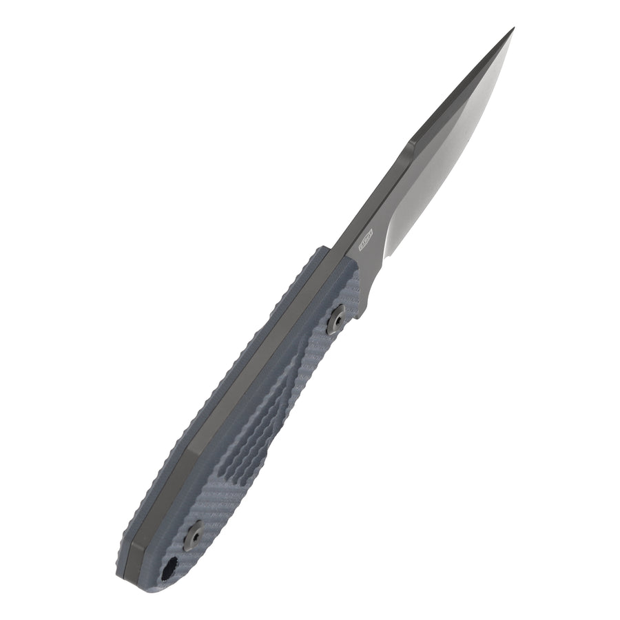 Tenable Tiny Dancer G014A3 Gray TiCn Coated D2 Blade Gray G10 Handle Fixed Blade