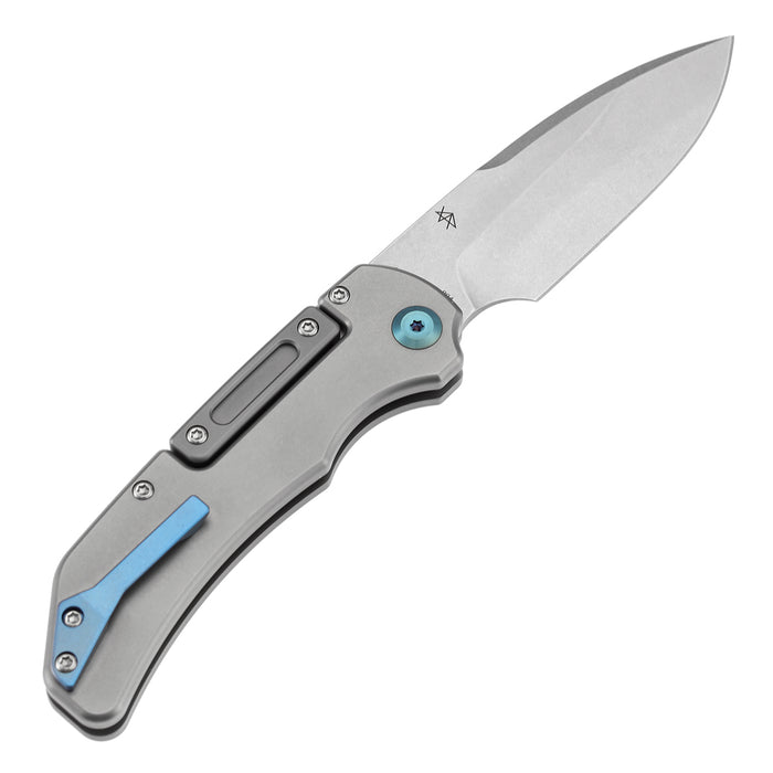KANSEPT Hazard K1104H1 CPM-S35VN Blade Stonewashed Titanium Handle Bali Lock Knife