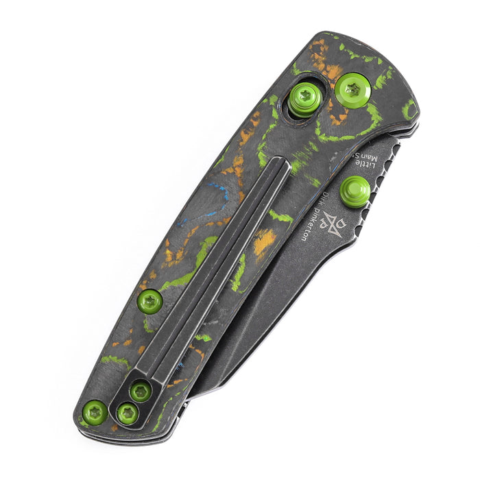 KANSEPT Little Main Street K2015V4 CPM S35VN Blade Camo Carbon Fiber Handle Cross Bar Lock