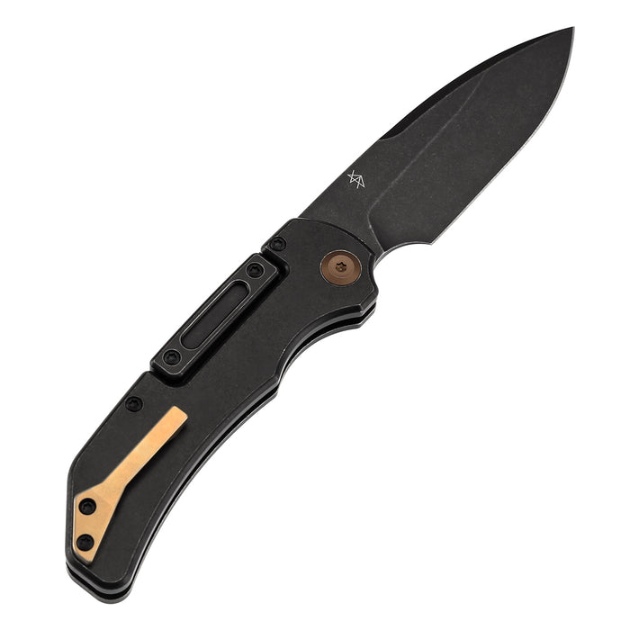 KANSEPT Hazard K1104H3 CPM-S35VN Blade Blackwash Titanium Handle Bali Lock Knife