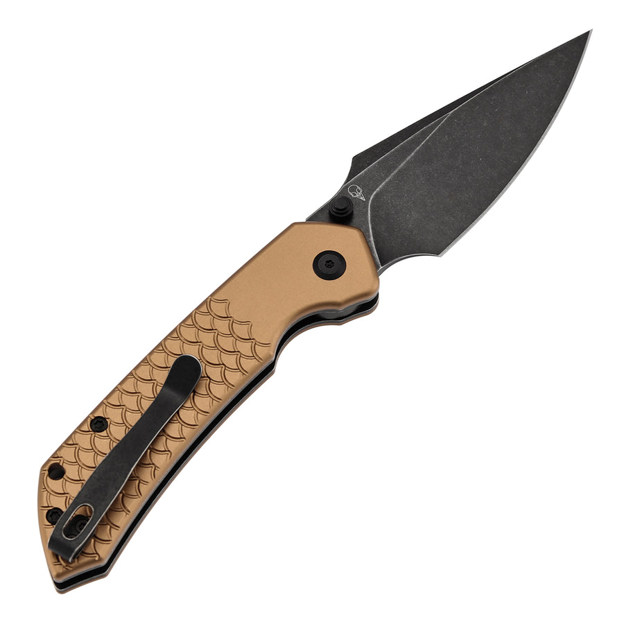 Tenable Fenrir B1034H11 Nitro-V Blade Aluminum Handle Top Liner Lock Folding Knife