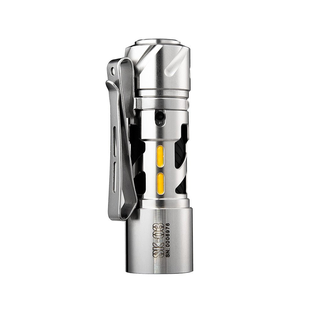 LOOP GEAR SK03 Stainless Steel LED Flashlight 1000Lumens 120 Meters