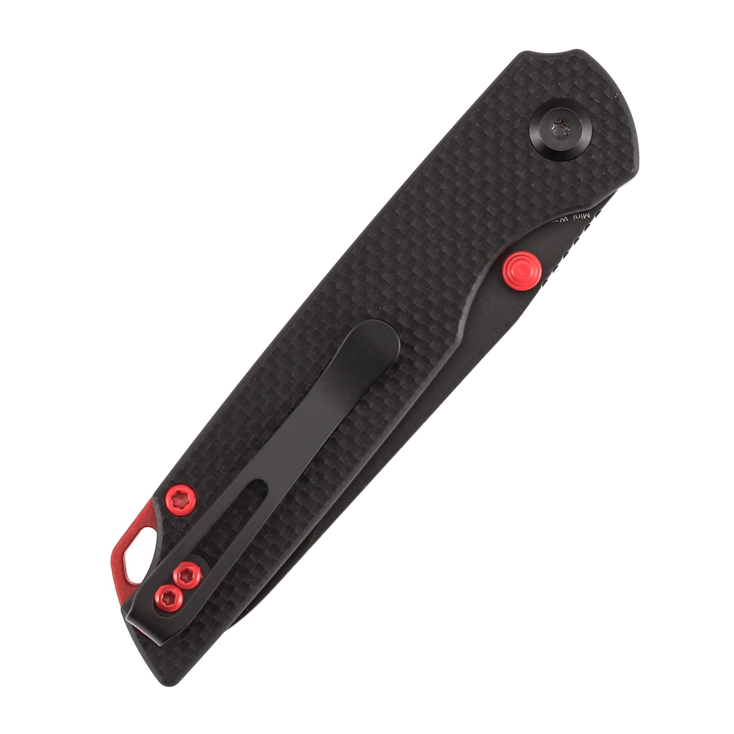 Tenable Mini Warrior B2005A1 Blackwash Nitro-V Blade Black G10 Handle Liner Lock Folding Knife