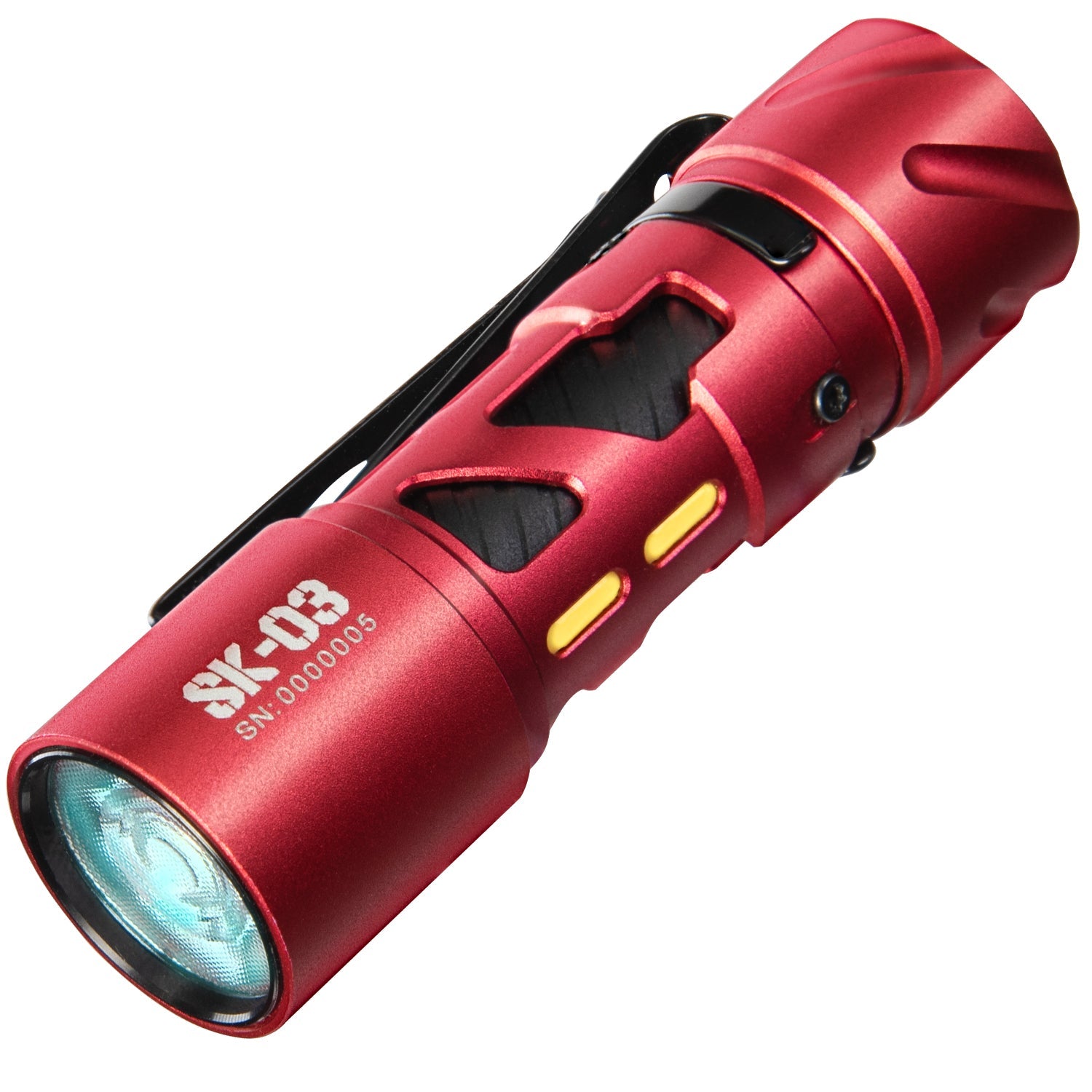 LOOP GEAR SK03 Aluminum Red LED Flashlight 1000Lumens 120 Meters